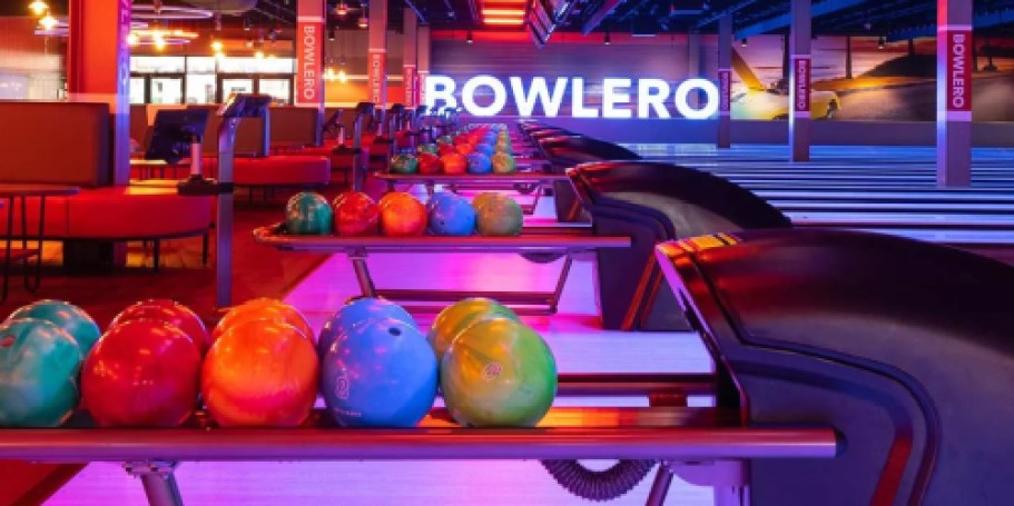 FREE Bowling at Bowlero, AMF & Lucky Strike + $10 Arcade Card