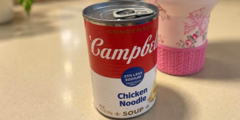 Campbell’s Chicken Noodle Soup 12-Pack from $12 Shipped on Amazon (Just $1 Per Can)