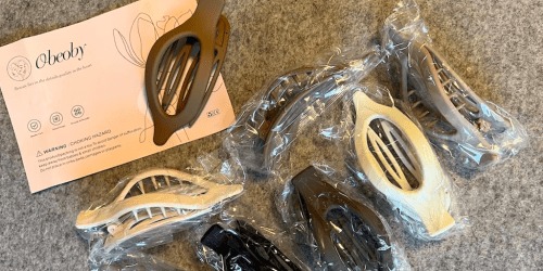 Claw Hair Clip Multi-Packs from $3.40 on Amazon