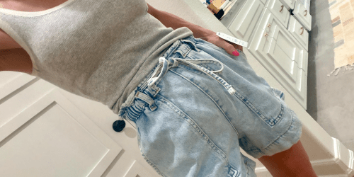 Trendy Walmart Time and Tru Drawstring Shorts (Collin Tested & Approved!)