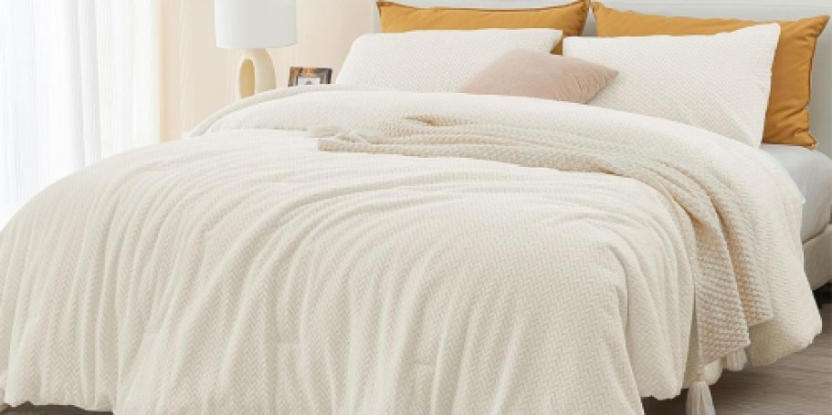 Fleece Comforter Sets from $15 Shipped for Prime Members