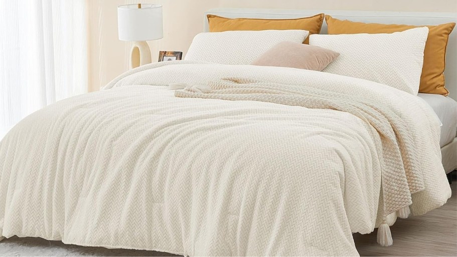 Fleece Comforter Sets from $15 Shipped for Prime Members