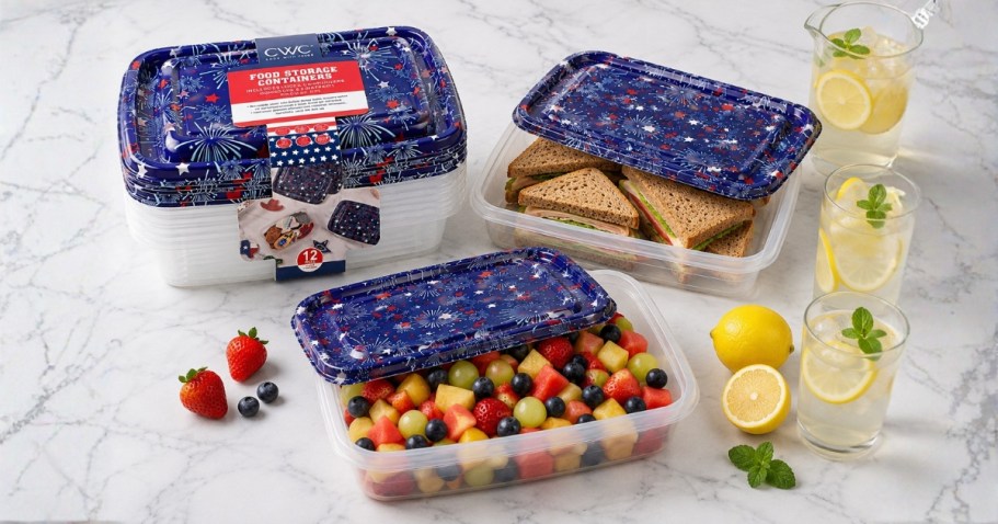 Cook With Color Patriotic Food Storage Containers 6-Pack Just $3.50 on Walmart.com