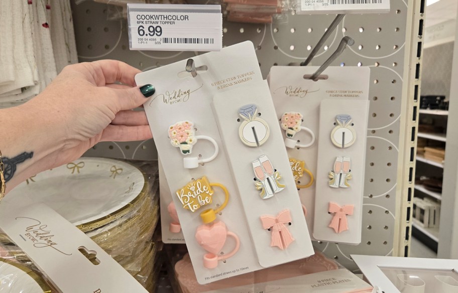 Target Bridal Straw Toppers