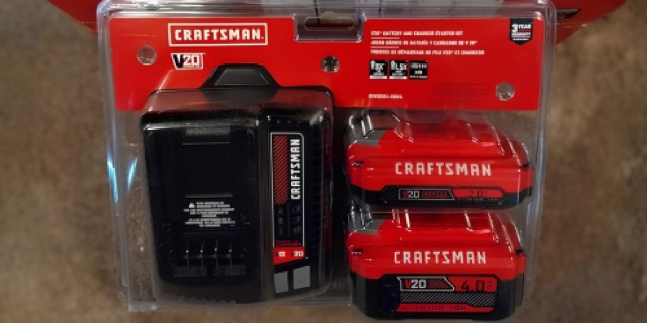 Craftsman V20 Battery 2-Pack Only $99 Shipped + FREE Power Tool ($99+ Value)