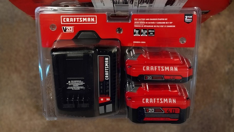 Craftsman V20 Battery 2-Pack Only $99 Shipped + FREE Power Tool ($99+ Value)
