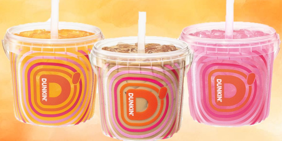 Dunkin’ Iced Coffee & Refresher Buckets Drop Tomorrow