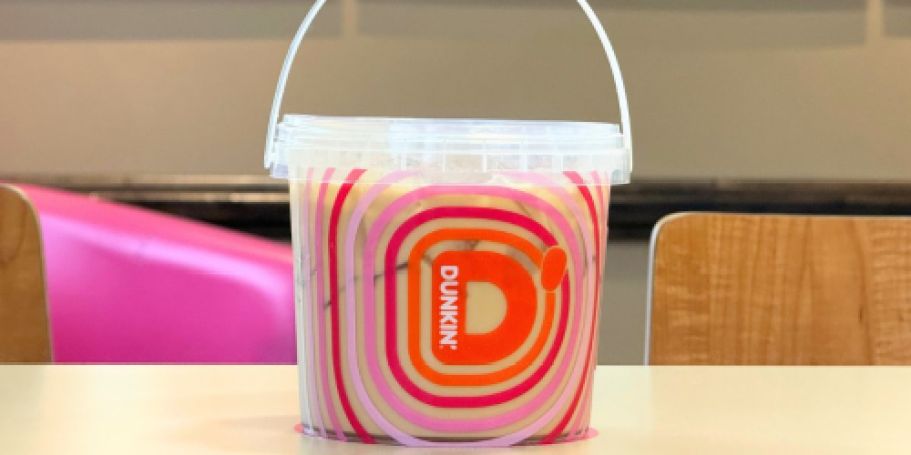 Dunkin’ Beverage Buckets Return on August 7th!