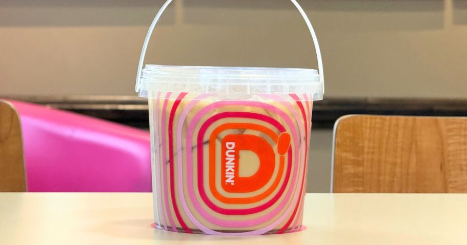 Dunkin’ Beverage Buckets Return on August 7th!