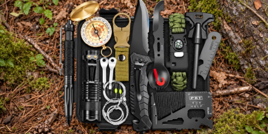 19-in-1 Survival Kit Only $17.99 on Amazon (Reg. $30)