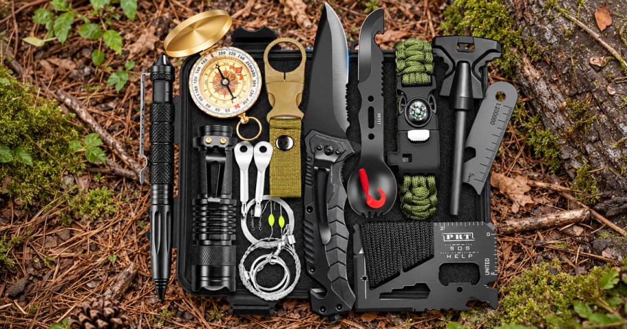 19-in-1 Survival Kit Only $17.99 on Amazon (Reg. $30)