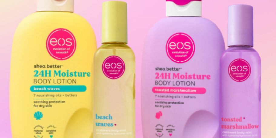 NEW eos Lotions at Target & Walmart – Toasted Marshmallow & Beach Waves