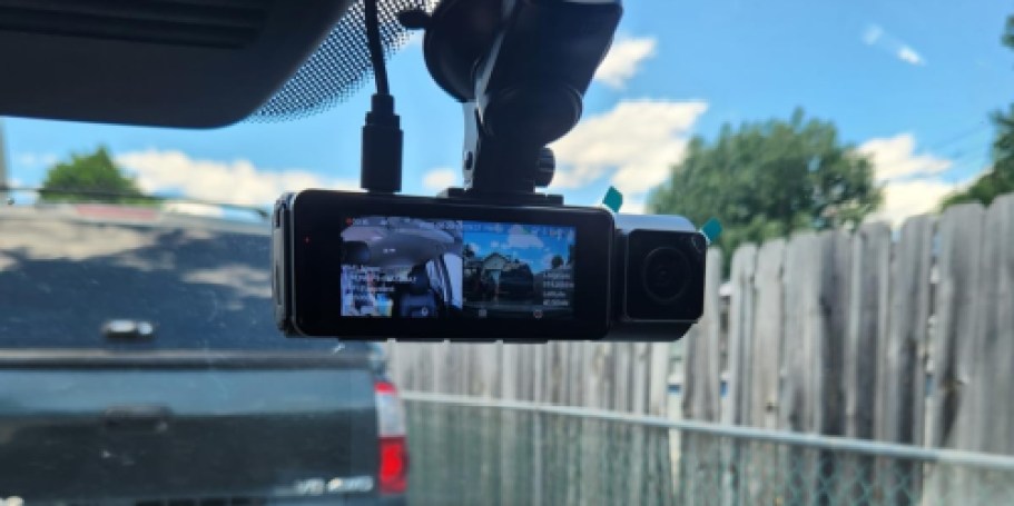 4K Front & Rear Dash Cam Just $44.45 Shipped on Amazon (Reg. $130)
