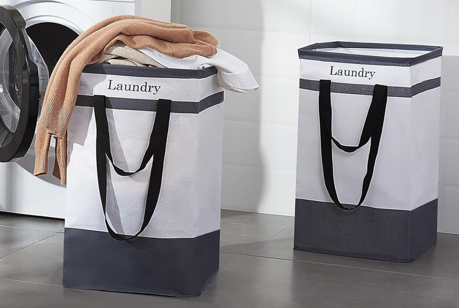 Laundry Basket 2-Pack ONLY $9.99 on Amazon (Just $5 Each!)