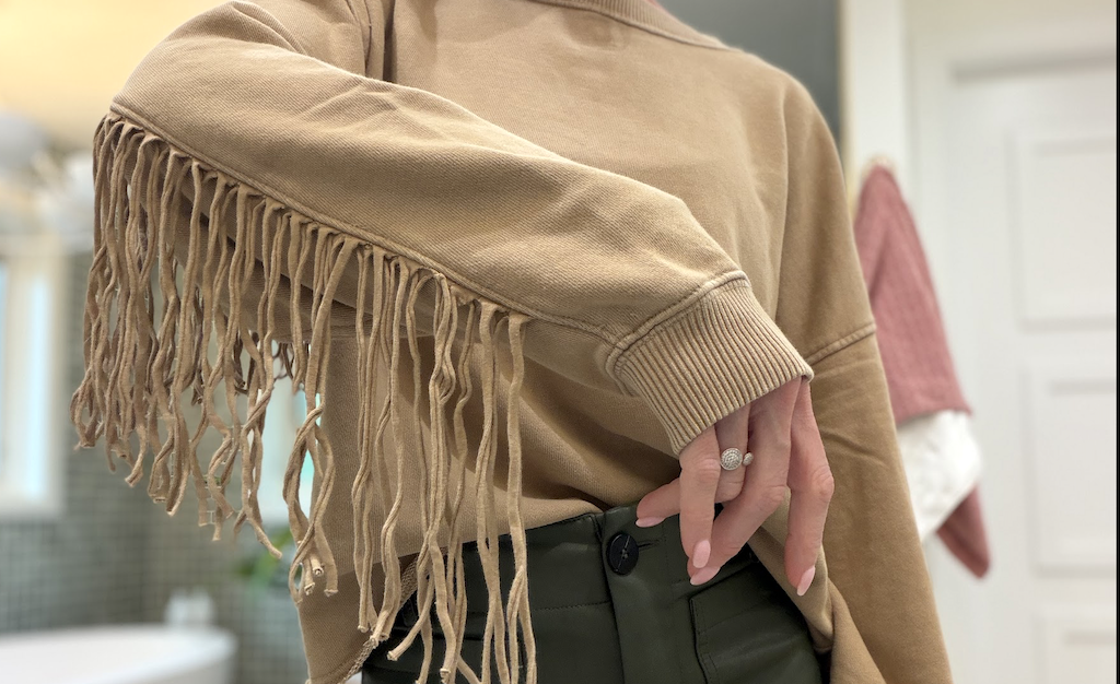 Up to 60% Off Trendy Aerie Sweatshirts (We LOVE This Fringe Style!)
