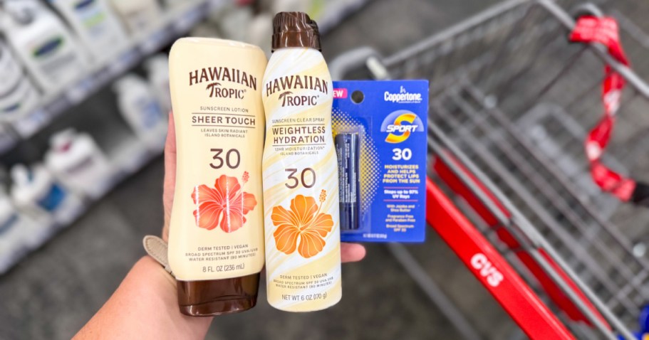 *HOT* Over $25 Worth Of Sunscreen ONLY $7.97 After CVS Rewards