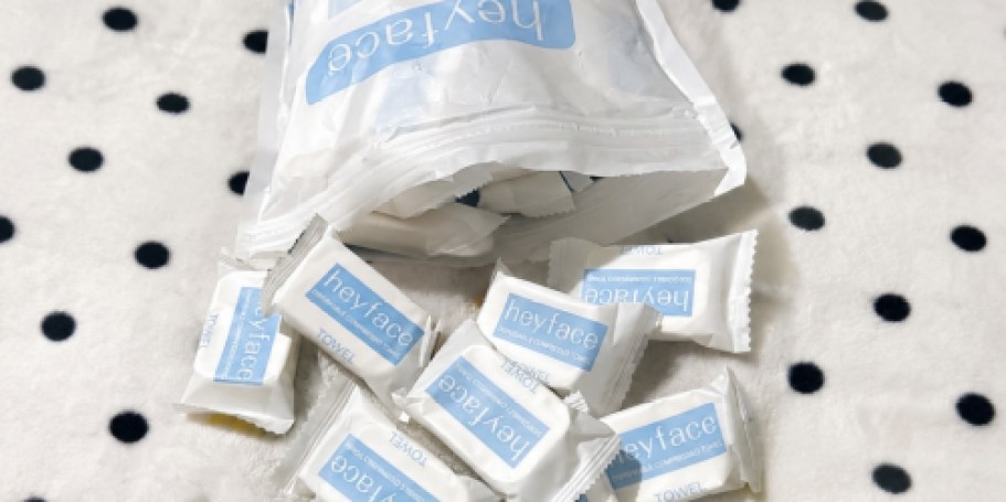 Compressed Towels 50-Pack Just $5.99 on Amazon (Perfect for Travel & Skincare)