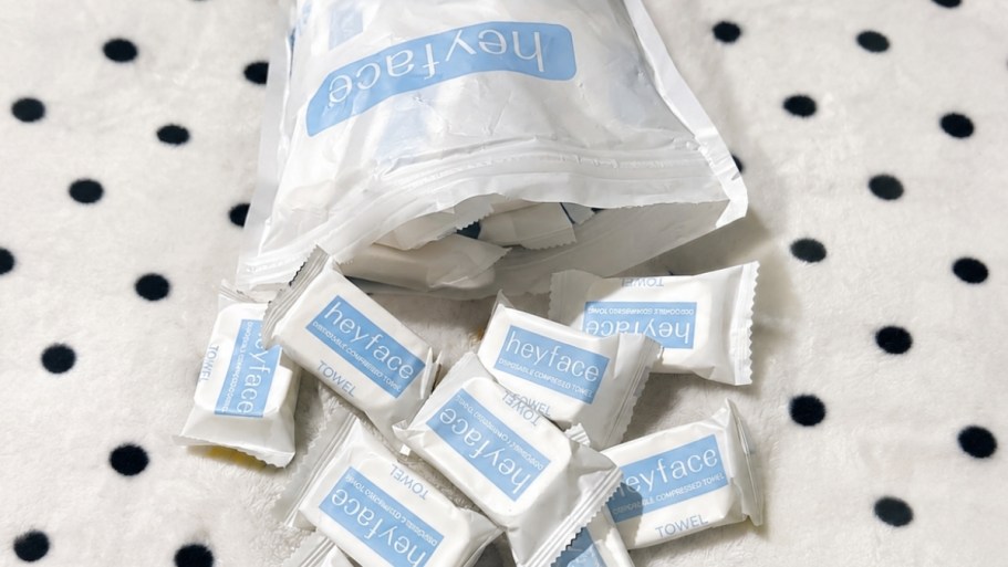 Compressed Towels 50-Pack Just $5.99 on Amazon (Perfect for Travel & Skincare)