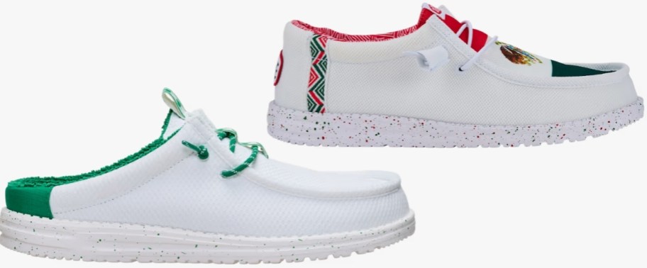 two hey dude mens shoes in different styles