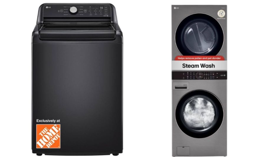 home depot washer and dryer sets