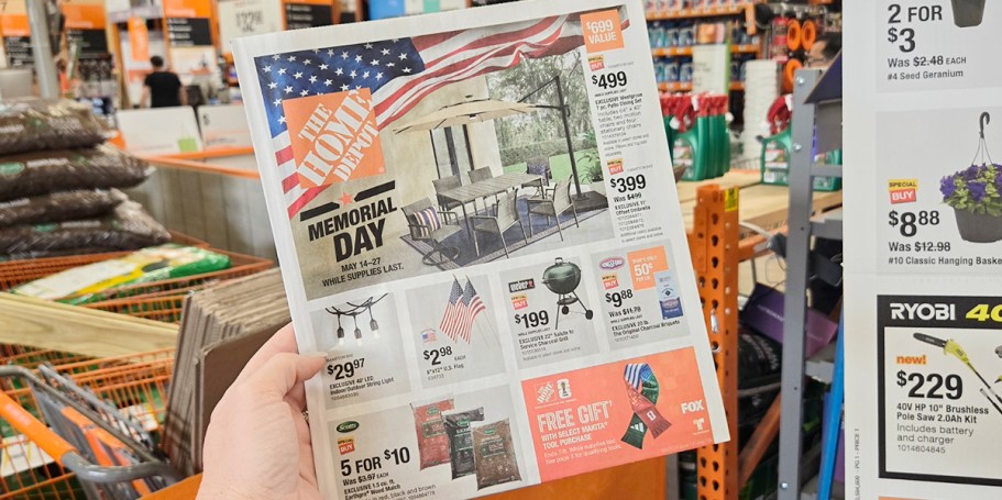 Home Depot Memorial Day Sale | Hot Buys on Plants, Mulch, Grills, Tools & More