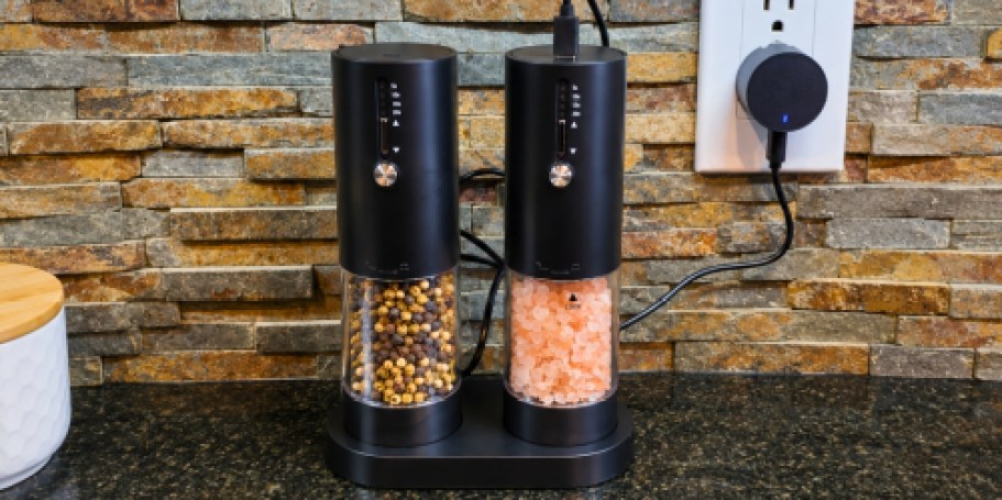 Electric Salt & Pepper Grinders Just $11.99 on Amazon (Regularly $20)