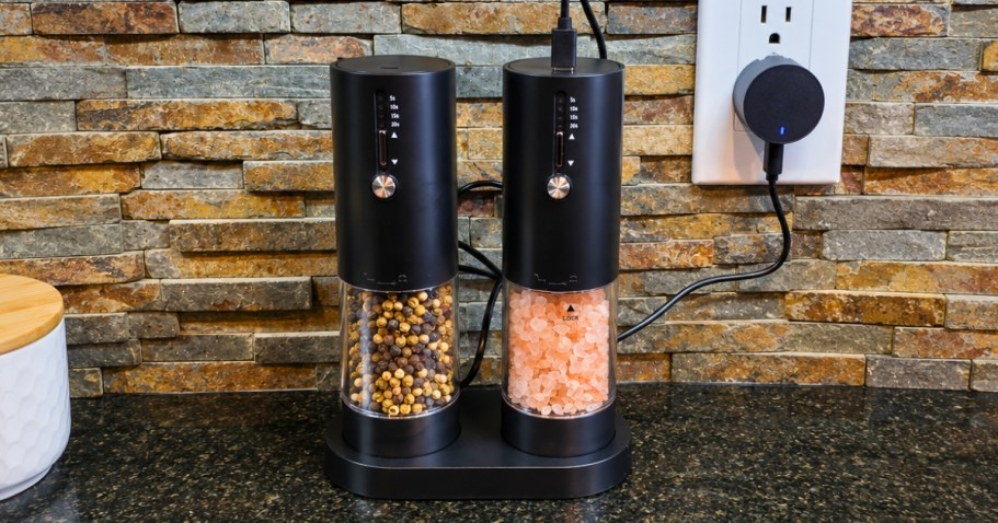 Electric Salt & Pepper Grinders Just $11.99 on Amazon (Regularly $20)