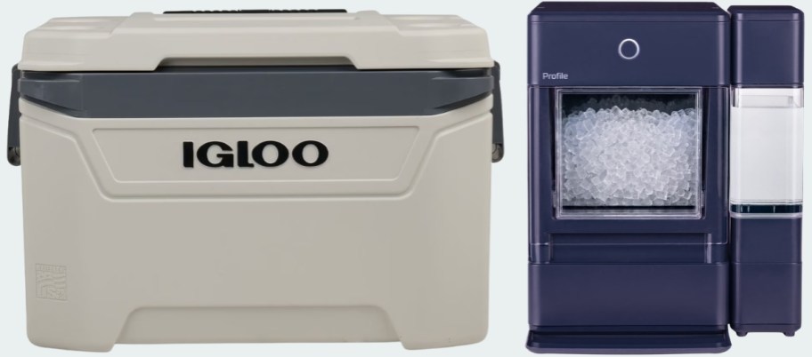 igloo ice cheast and nugget ice maker