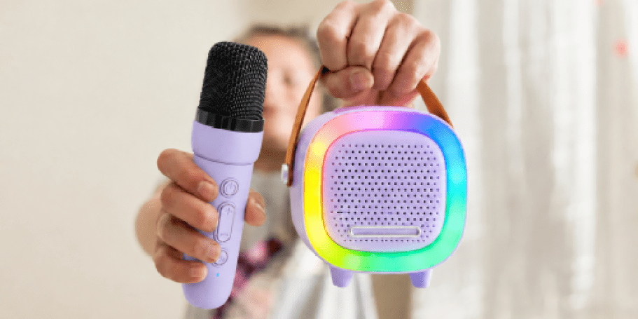 Kids Mini Karaoke Machine Only $6.74 on Amazon (Reg. $15)