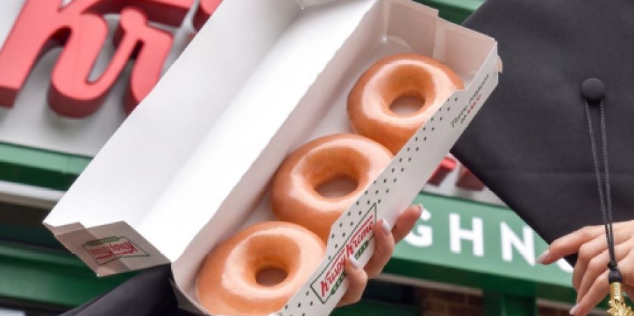 FREE Krispy Kreme Doughnuts 3-Pack for Grads (Today Only!)