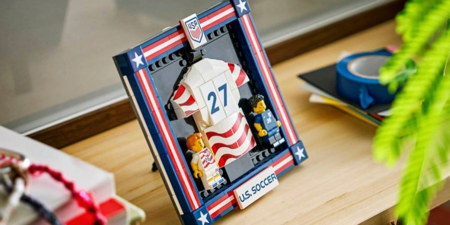 lego jersey set on table
