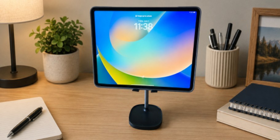 Tablet Stand Only $7.99 on Amazon | Works w/ iPad, Phones & More