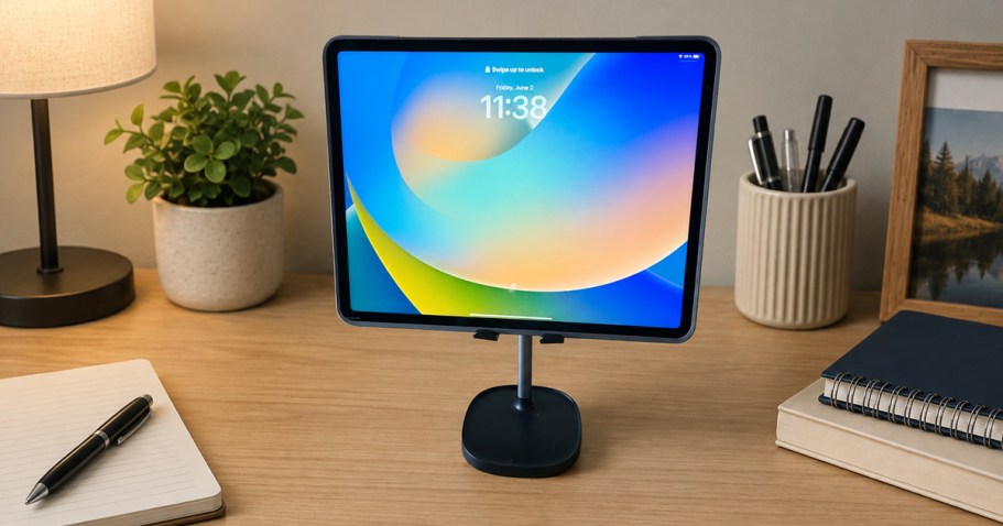 Tablet Stand Only $7.99 on Amazon | Works w/ iPad, Phones & More