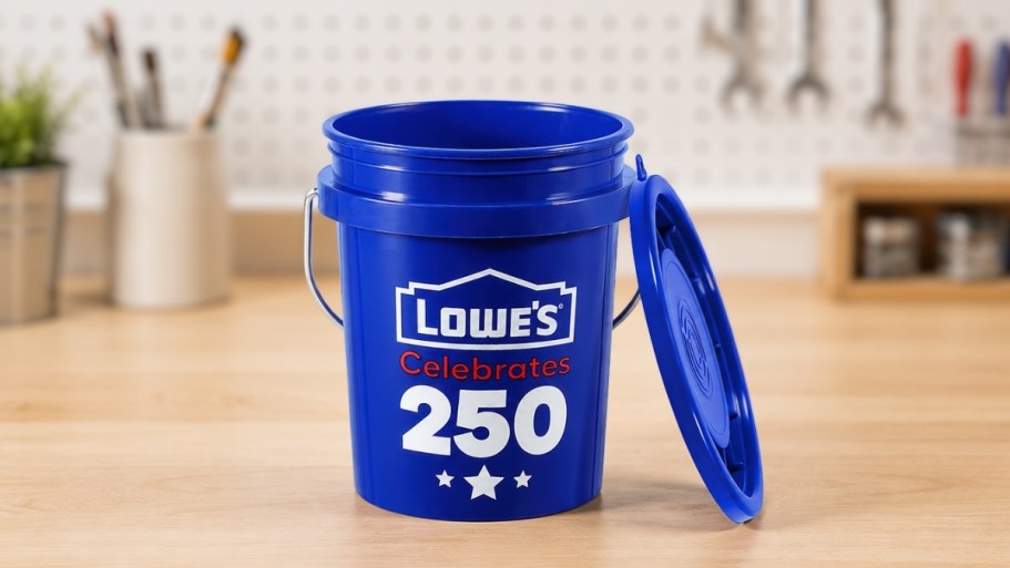 NEW Lowe’s Americana Mini Bucket Just $1.98 Shipped (Will Sell Out)
