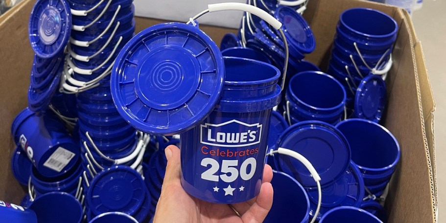 Lowe’s Americana Mini Bucket Only $1.98 (Will Sell Out)