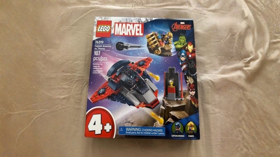 lego captain america and thano building set