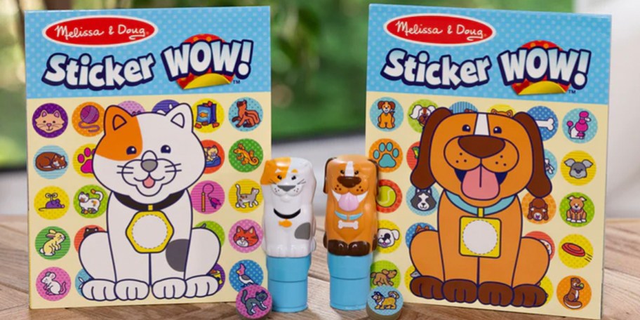 melissa and doug sticker wow books