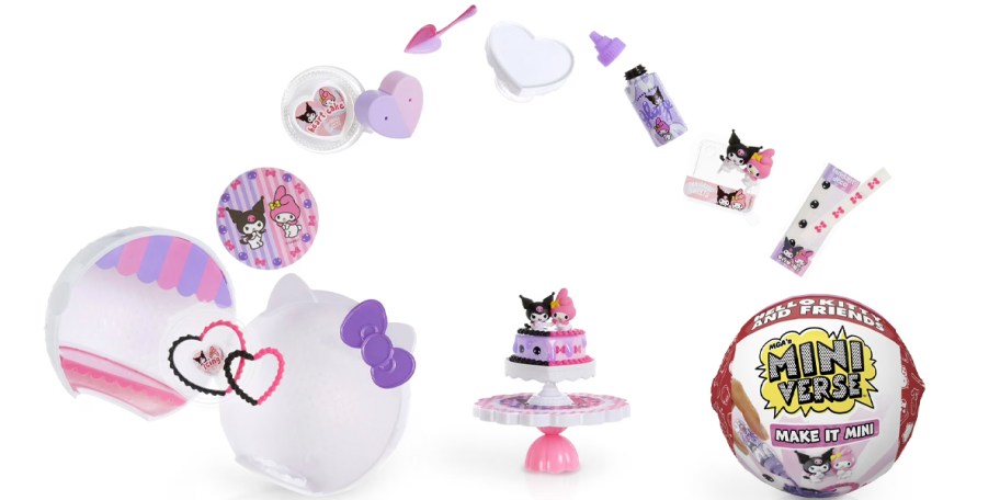 hello kitty miniverse balls and toys 