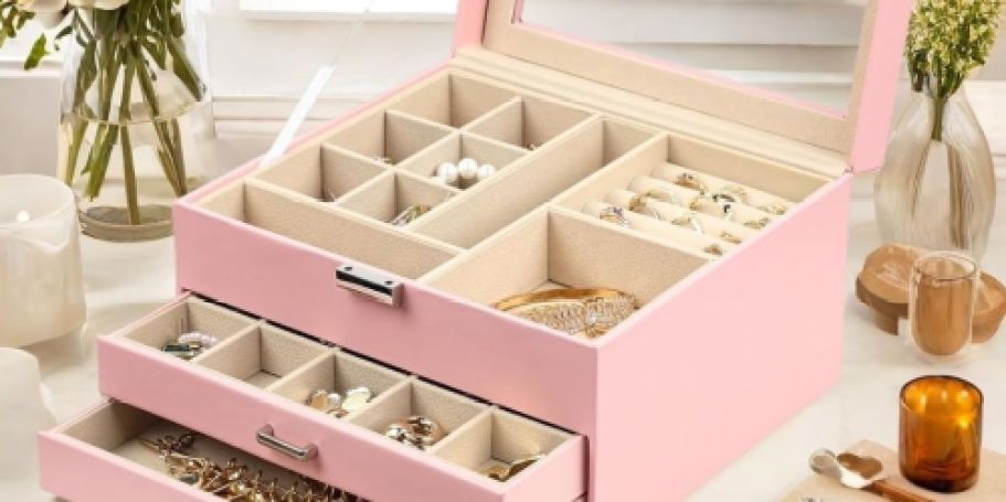 Multi-Layered Jewelry Box Just $12.49 on Amazon (Reg. $25)