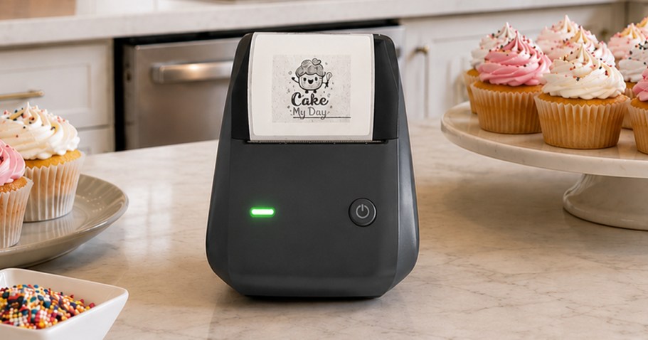 Wireless Thermal Label Maker Only $14.99 Shipped on Amazon (No Ink Needed!)