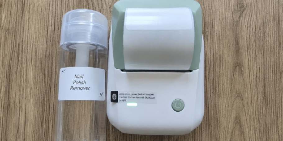 This Wireless Thermal Label Maker Is Just $14.99 Shipped for Prime Members
