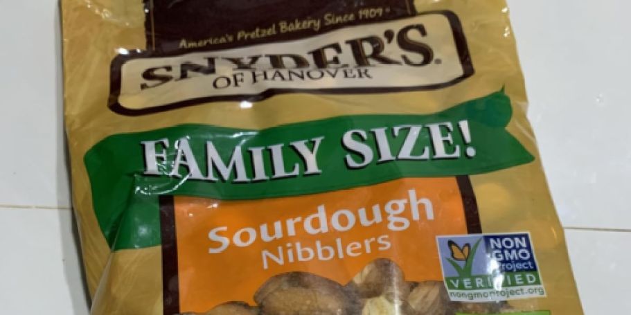 Snyder’s Sourdough Nibblers Pretzels Bags Only $2.42 Each Shipped on Amazon