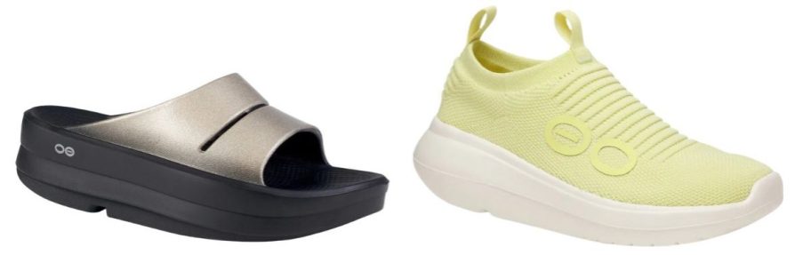 oofos womens slide and shoe