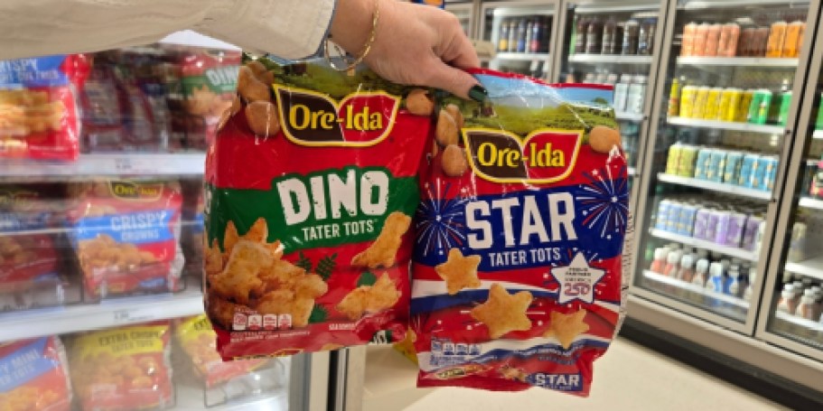 NEW Ore-Ida Dino + Star Tater Tots Spotted at Target!