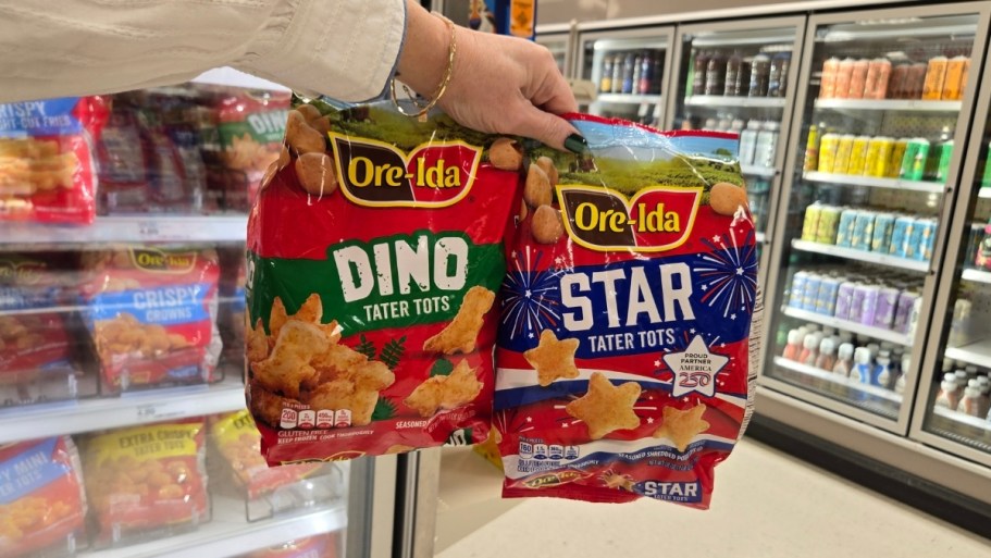 NEW Ore-Ida Dino + Star Tater Tots Spotted at Target!