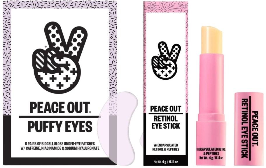 under eye patches, and eye stick