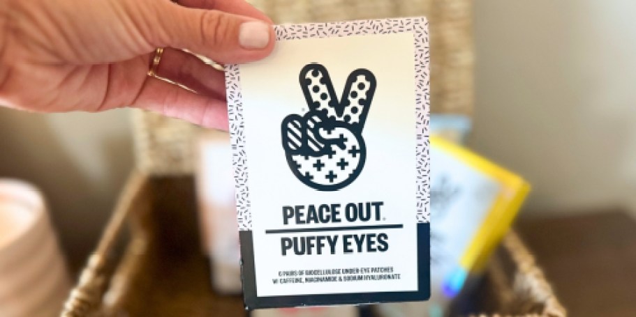 Up to 50% Off Peace Out Skincare | Eye Patches Just $14.50 (Regularly $29) + More