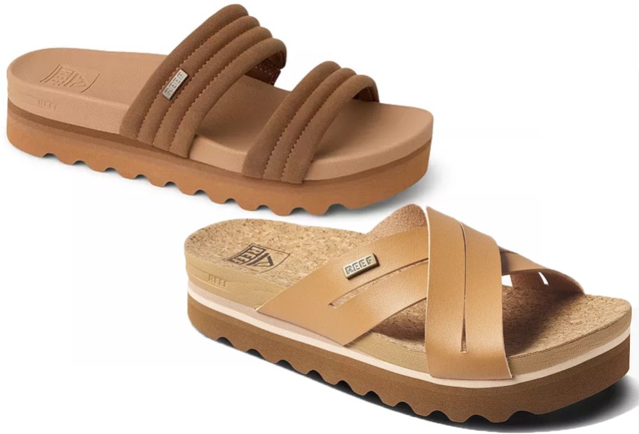 two brown kohls sandals