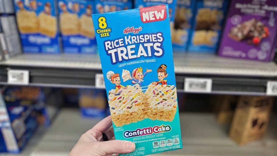 NEW Confetti Cake Rice Krispies Treats at Walmart!
