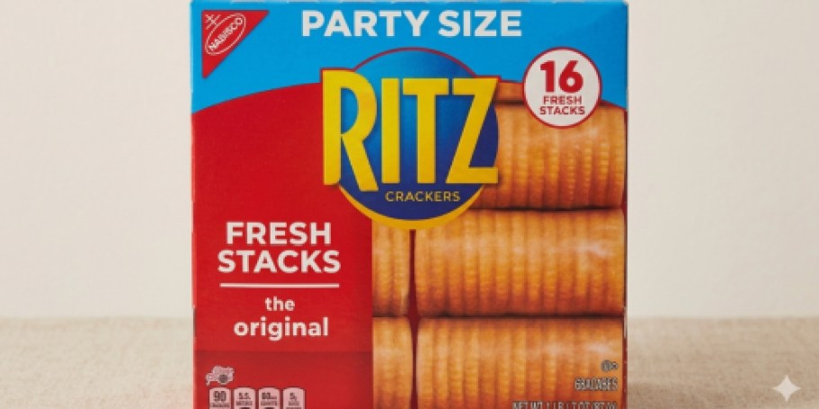 Ritz Crackers Fresh Stacks 16-Count Just $4 Shipped on Amazon